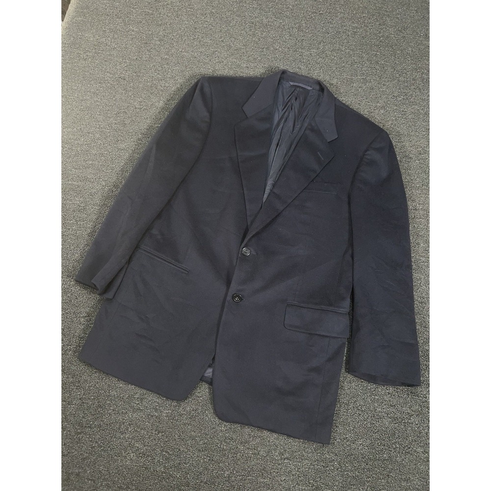 Hickey Freeman Blazer Jacket Men's 40R Blue Loro Piana 100% Cashmere Modern